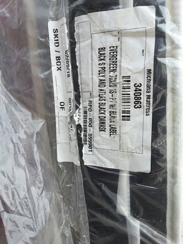 BRAND NEW KING 70×80 EUROTOP EVERGREEN BLACK LABEL MICHIANA MATTRESS