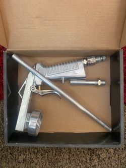 Bed liner gun.