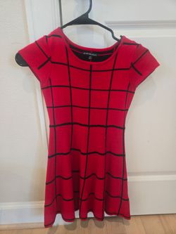 Girls Red Checkered Dress by My Michelle