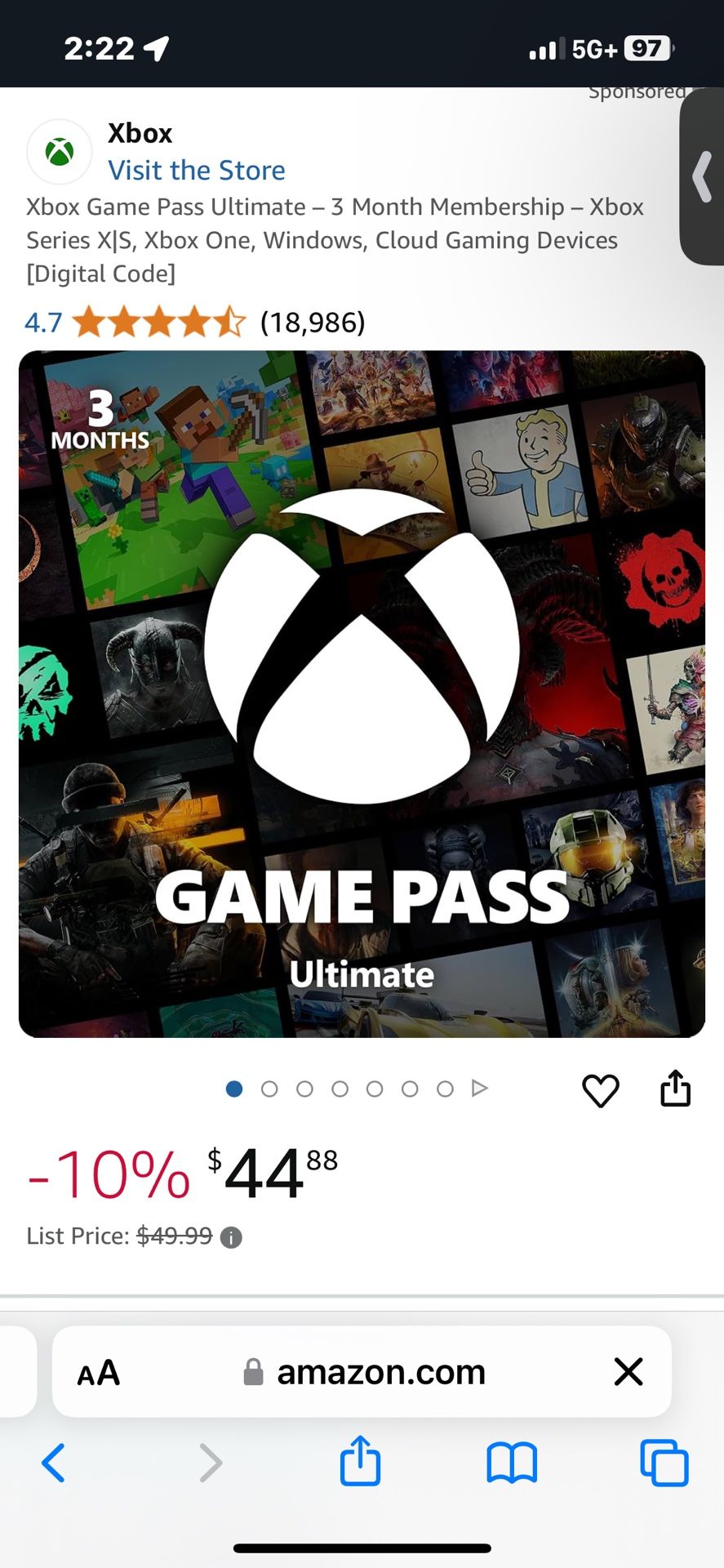 Xbox Game Pass Ultimate 3 Month digital code