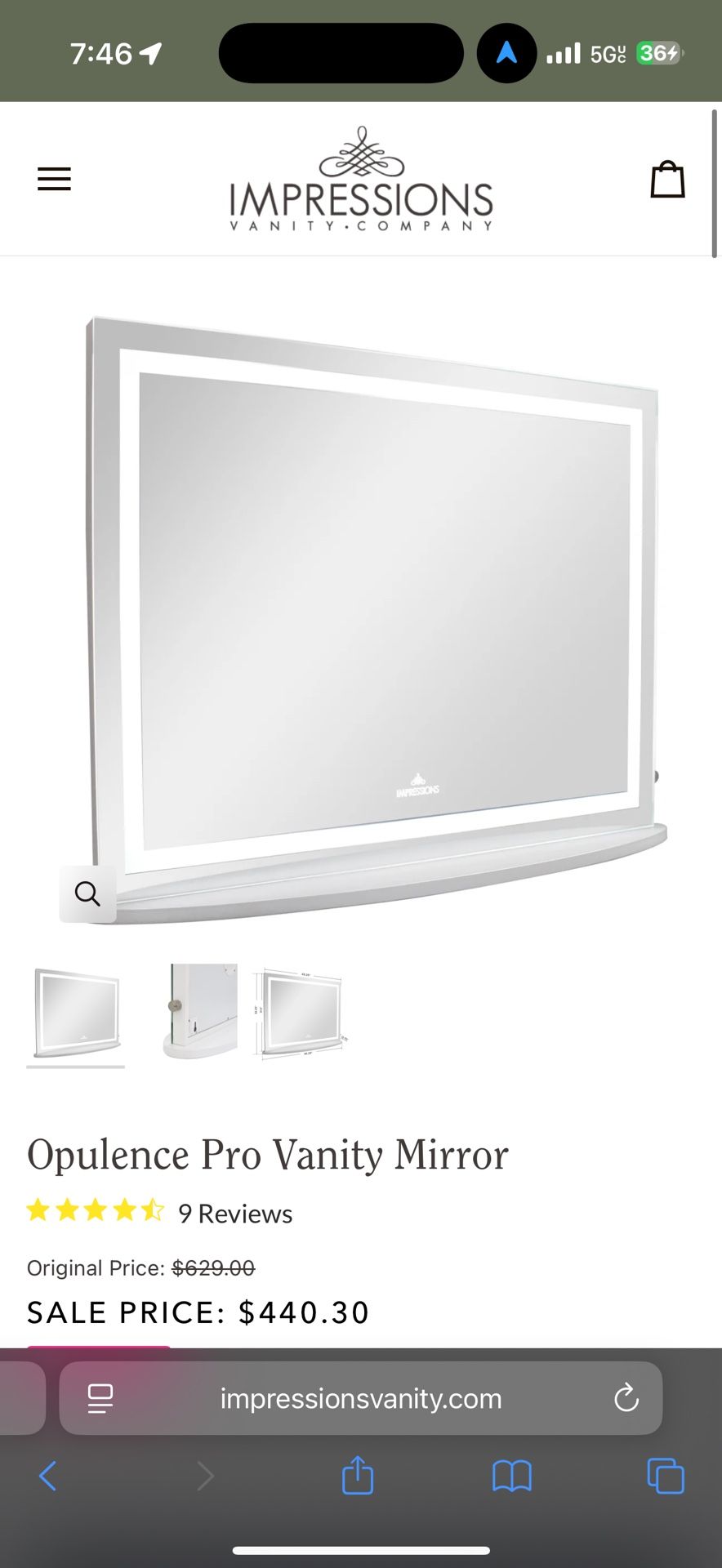 Impressions Mirror