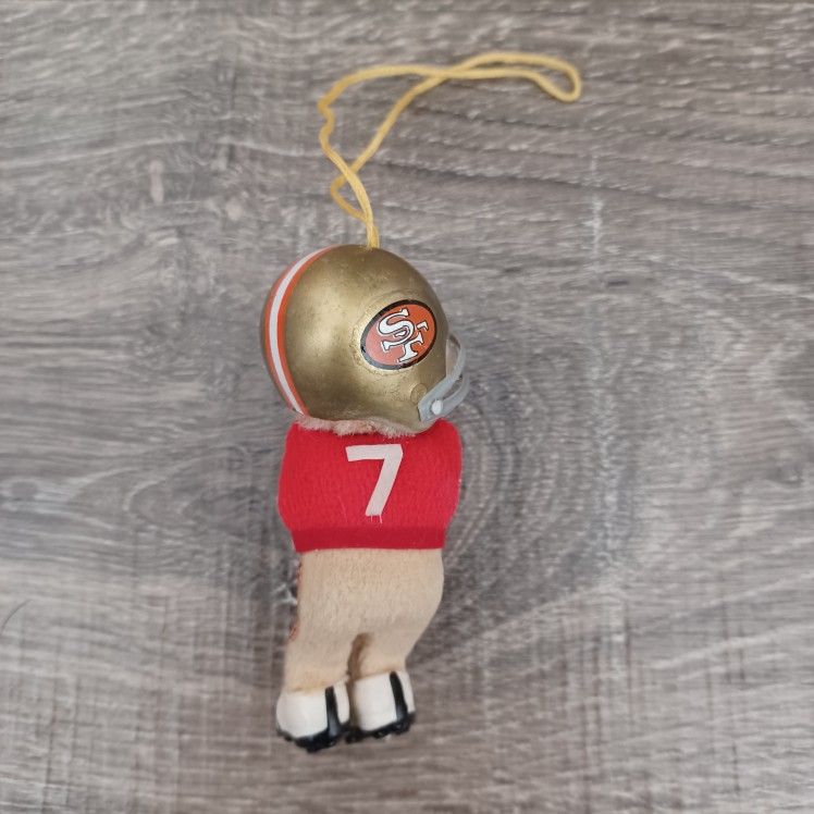 San Francisco 49ers 3-inch Teddy 🧸 Bear Ornament