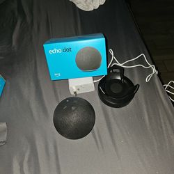 Echo Dot With Portable Charger 65$