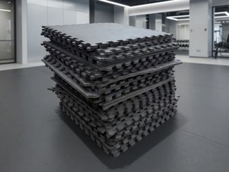 $2 each! (44) 24.5” Foam Interlocking Gym Floor Tiles 1/3” Thick!