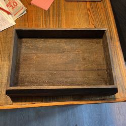 Rustic Wooden Tray 
