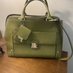 Steve Madden large purse bag, olive green