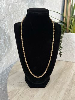 10k gold rope chain