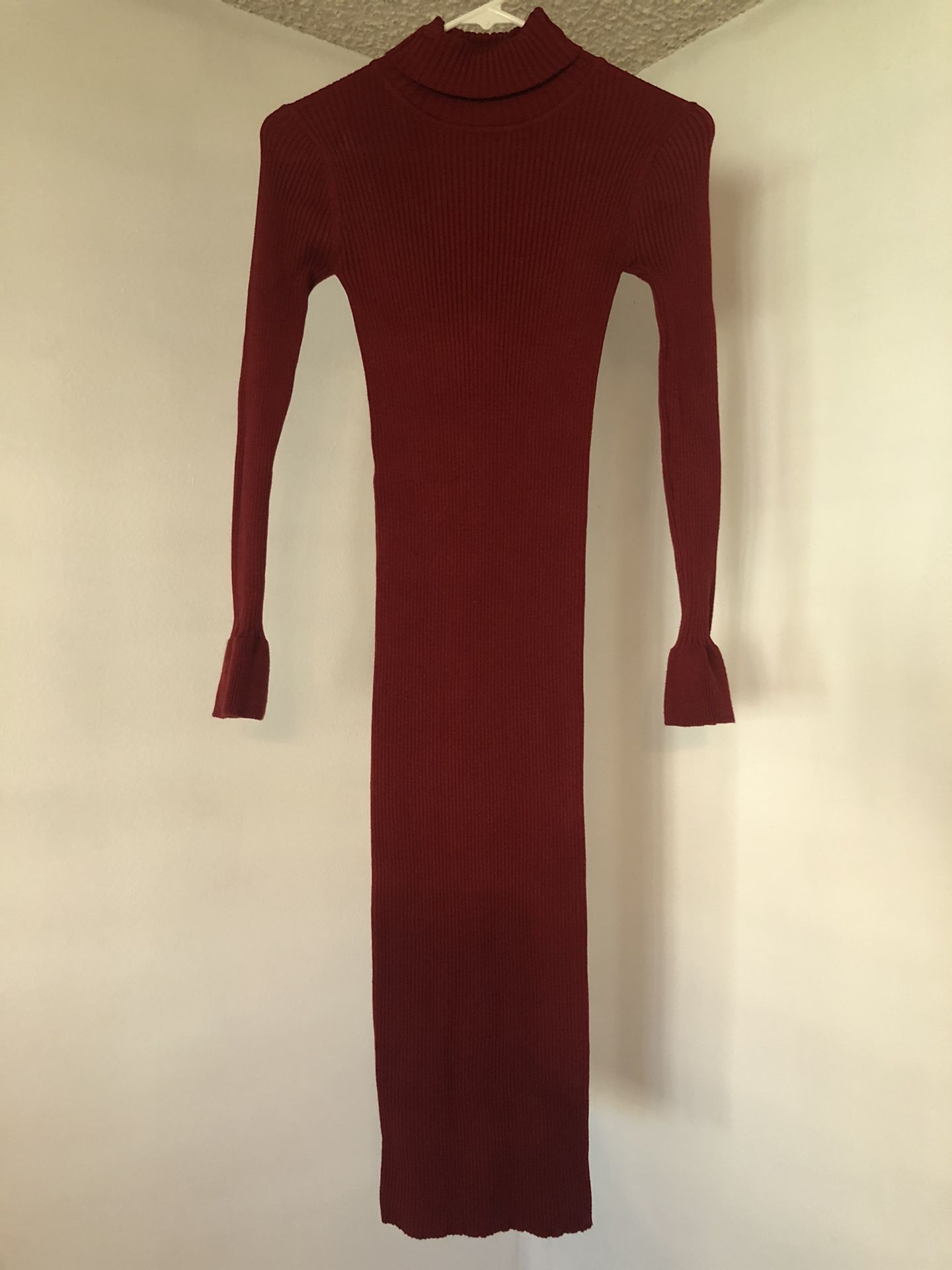 Turtle Neck Long sleeve Dress