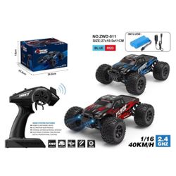  Rc Car Zwd-007 35kmh 4wd Pickup Truck High Speed Vehicle Waterproof Truggy Remote Control Off Road Monster Truck with Rechargeable Batteries Toys for