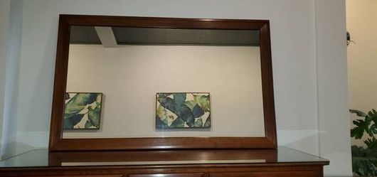 Maple Wood Wall Mirror 

53" W x 33" H 


$75