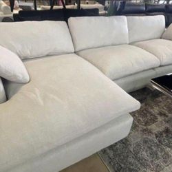 Ashley Cloud Comfy Plush Modular Sectional Sofa Couch 