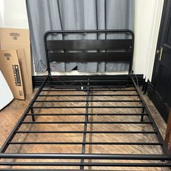 Full Bed And Bed Frame 