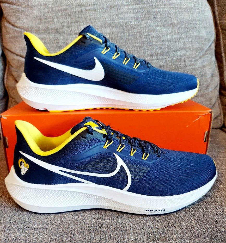 Size 11.5 Men's - Brand New Nike Zoom Pegasus 39 LA Rams Shoes 