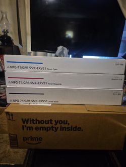 Brand New Sealed Canon Toner Cartridges – 3 Colors