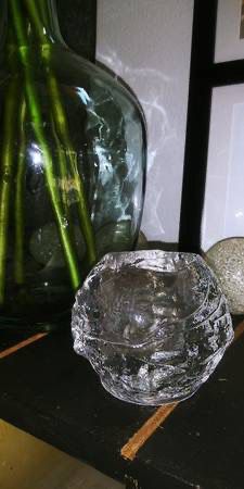 Glass Candle Holder - Heavy