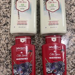 4 Old Spice Mens Body Wash Bundle $40 retail