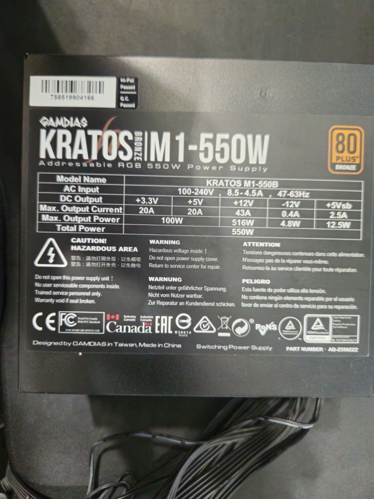 550Watt Psu
