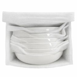 Brand new ceramic plates set, never used. Still in original packaging with protective foam.