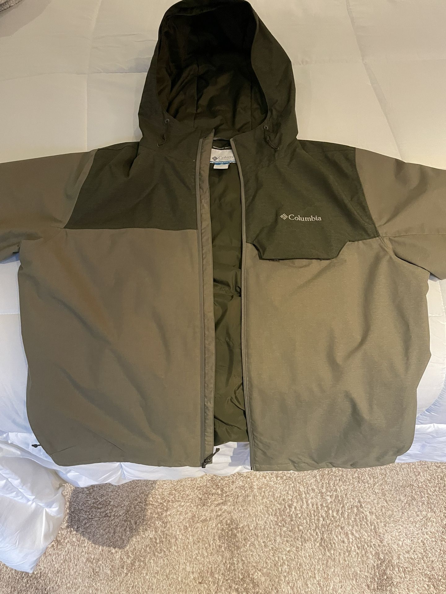 Mens XL Columbia Waterproof Coat