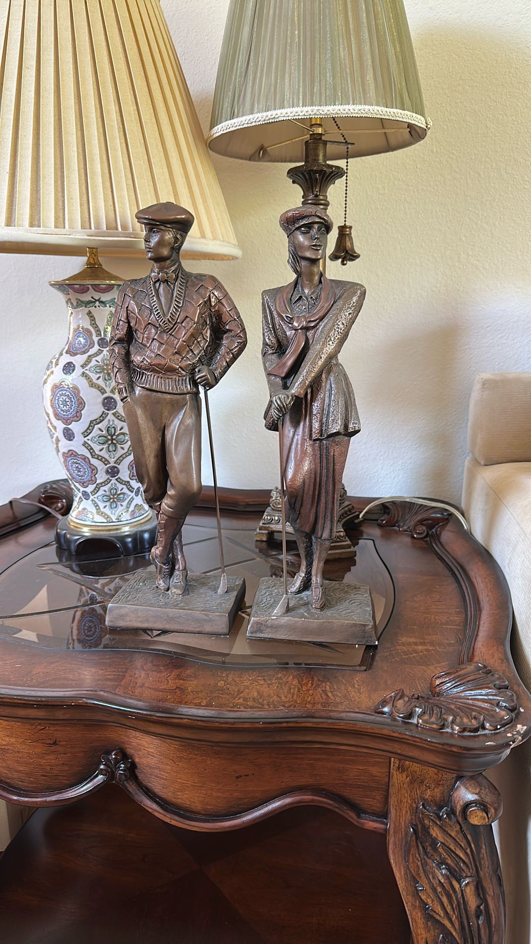 Golfers Statues