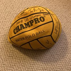 Water Polo Ball (signed by US 2008 Olympic Team)