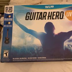 Wii U Guitar Hero Live - New In Box