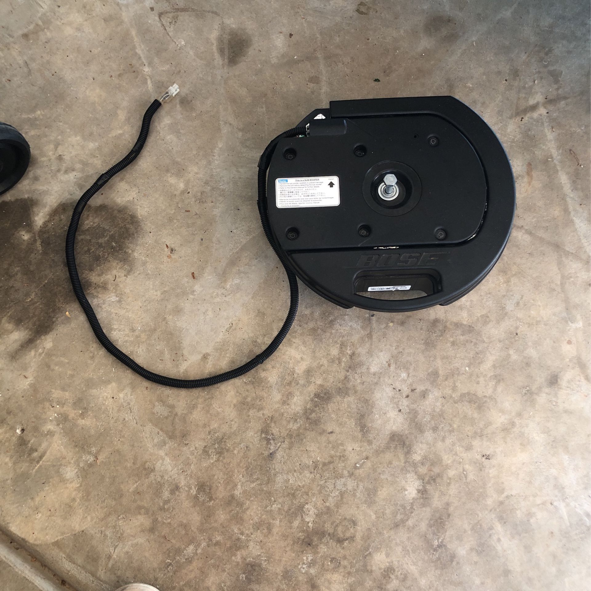 Spare Tire Subwoofer From 2010 Mazda 3