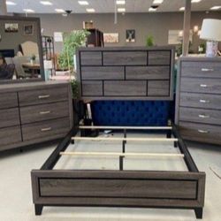 New 4pc Bedroom Set In Box 📦 Buy Now Pay Later No Credit Needed $39 Down 