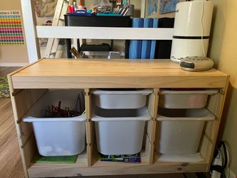 Ikea trofast toy storage containers