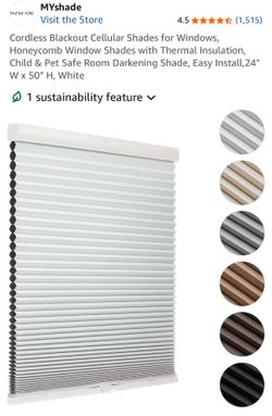 Cordless blackout shade