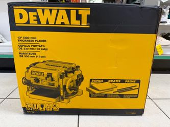 Dewalt 13” 2 speed thickness planer