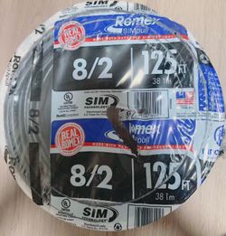 romex 8/2 125ft 200$