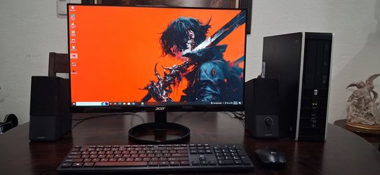 Hp desktop computer windows 10. good working condition. Wifi adapter. AMD Athlon 824 processor. 500 gb hard drive. 64 bit operating system. d