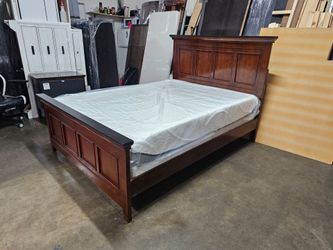 Queen bed and mattress