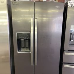Whirlpool Stainless Steel Fridge/ Delivery Available 