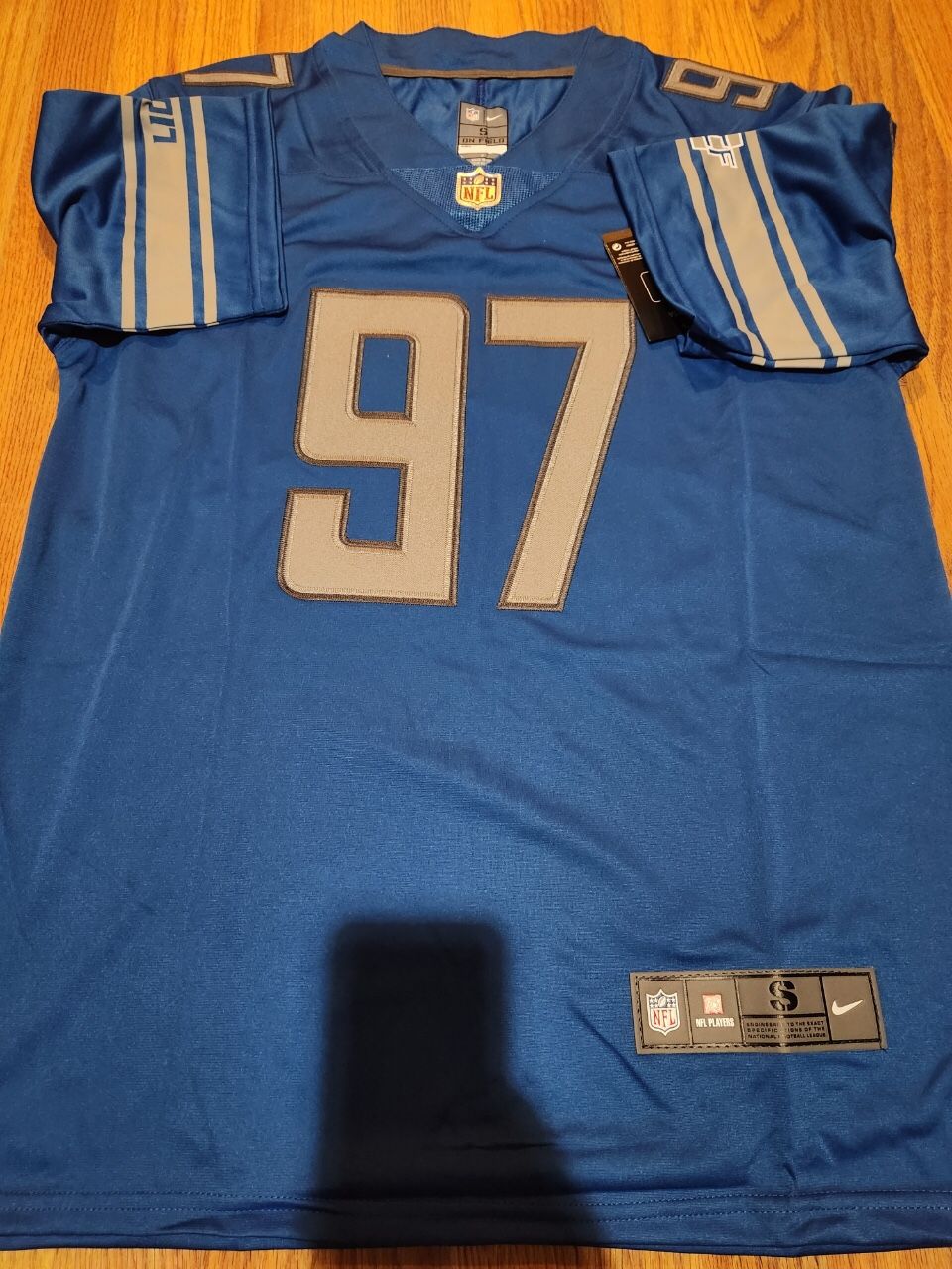 NFL Detroit Lions football uniform No.97 Aidan Hutchinson jersey