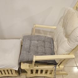 Nursery Rocking Chair and Foot Rest