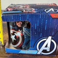 Marvel Avengers Captain America Mug 16oz Just $8 xox