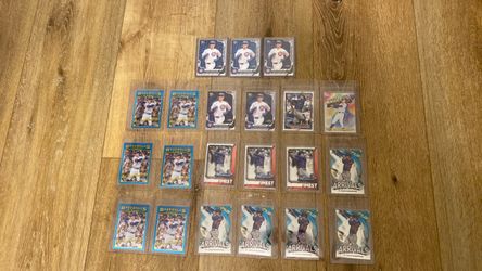 Chicago Cubs Pete Crow-Armstrong 21 card lot & RC cards O.B.O