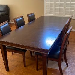 Solid Wood Dining Room Table