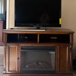 Whalen Heater Fireplace With Storage 