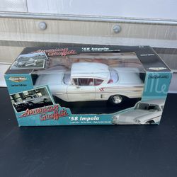 Ertl American Graffiti 1958 Chevy Impala 1:18 Diecast American Muscle w/ Box