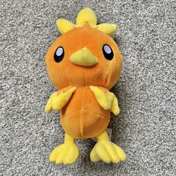 Pokémon Torchic Plush Orange & Yellow Bird Stuffed Animal Small