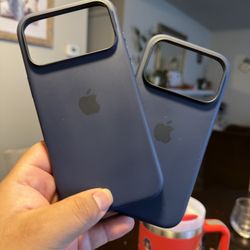 Apple Cases Blue Silicone 