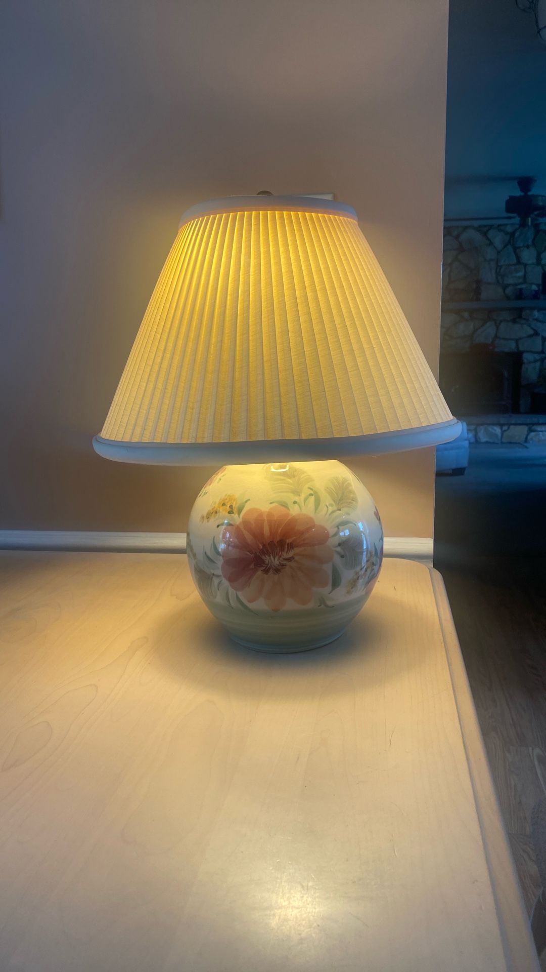 Small Floral Lamp