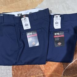  Two Pairs Size 38  Of 874 Dickies Original Fit  