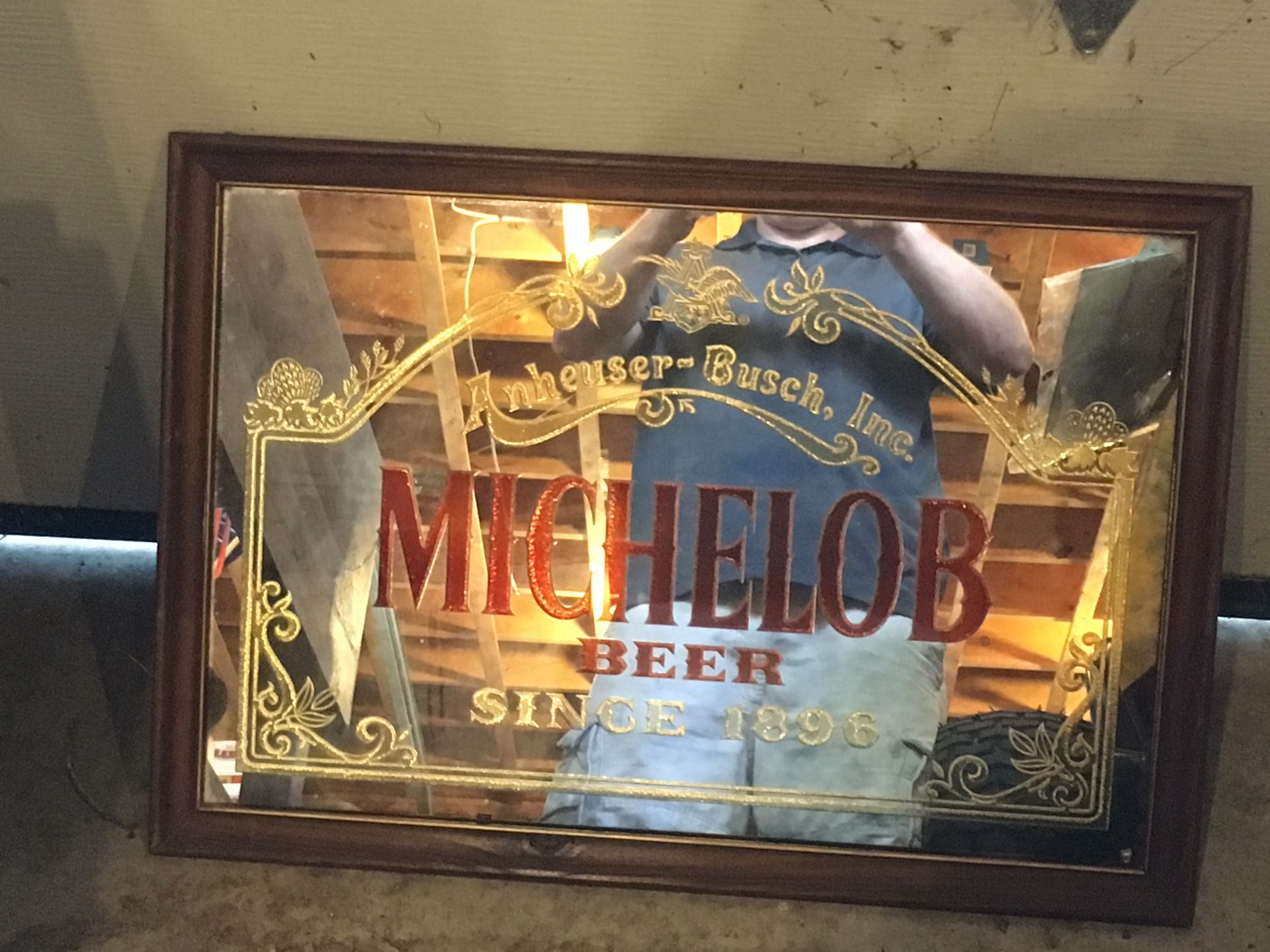 VINTAGE MICHELOB BEER SIGN