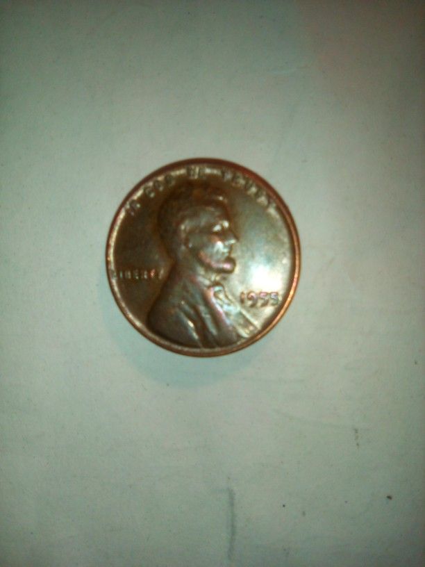 1955 No Mint Mark Double Die Obverse Lincoln, Pick Up Only 