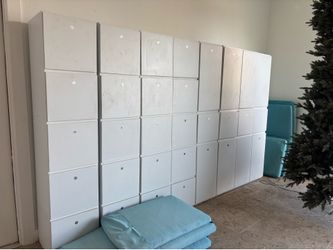 Lockers, wardrobes