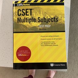 CSET Multiple subjects Test Prep (Cliff Notes)